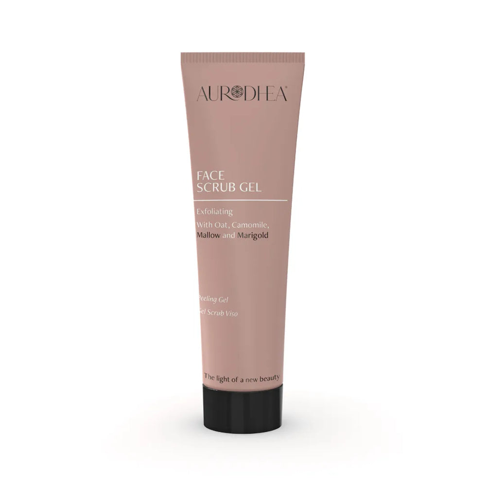 Exfoliating face scrub gel for smooth, renewed skin — YU