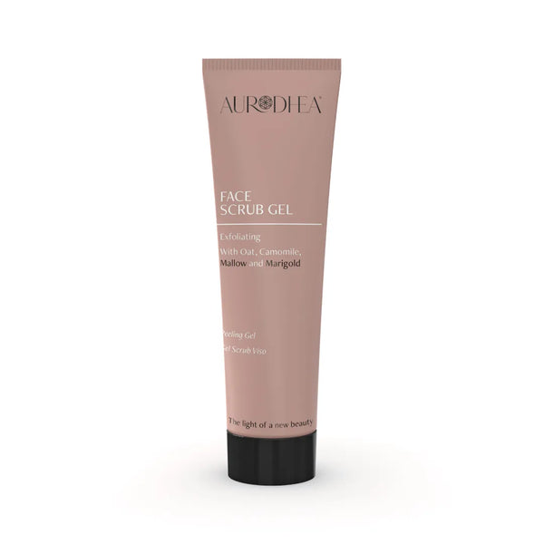 Exfoliating face scrub gel for smooth, renewed skin — YU