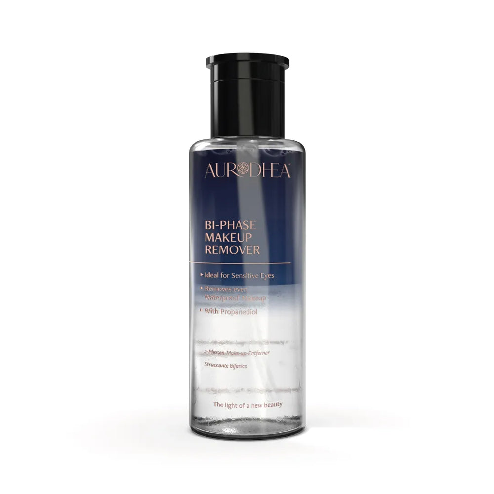 Bi-phase makeup remover for waterproof makeup — YU